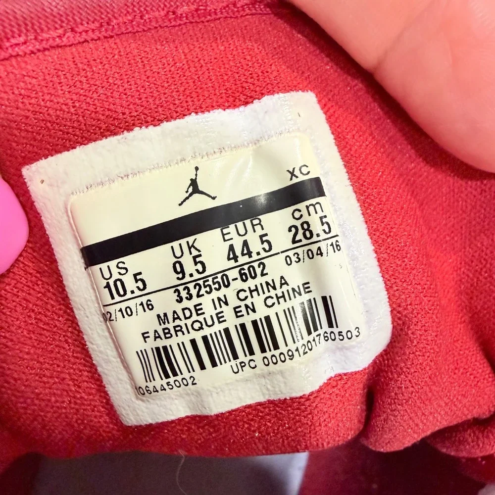 Nike Air Jordan 1 Retro High Nouveau Gym Red Silver 332550-602 Mens‎ 10.5